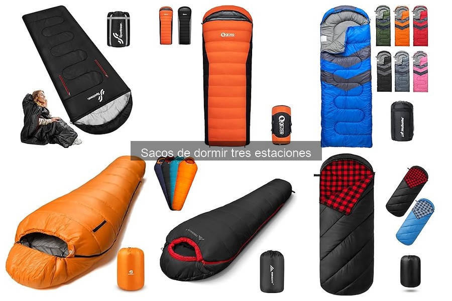 Comparativa: sacos de dormir tres estaciones vs invierno