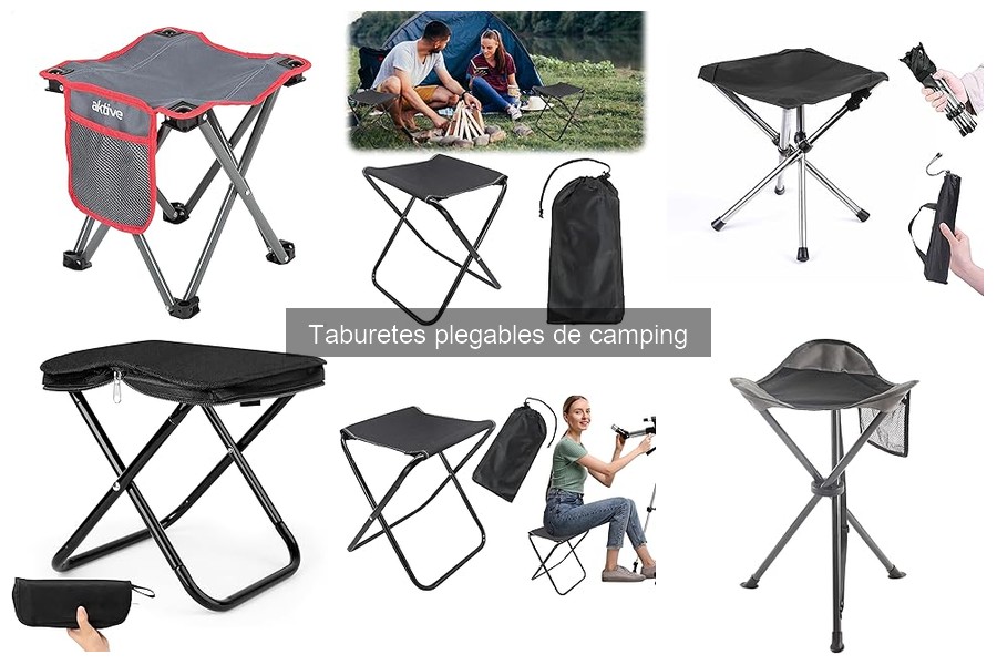 Comparativa: Taburetes Plegables vs Sillas de Camping