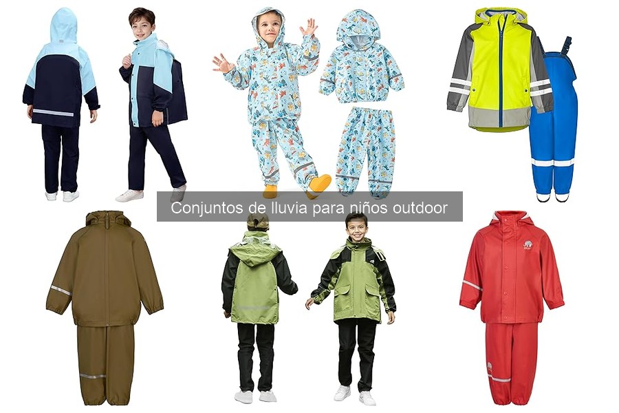 Conjuntos de lluvia para niños: ¿Qué son y para qué sirven?