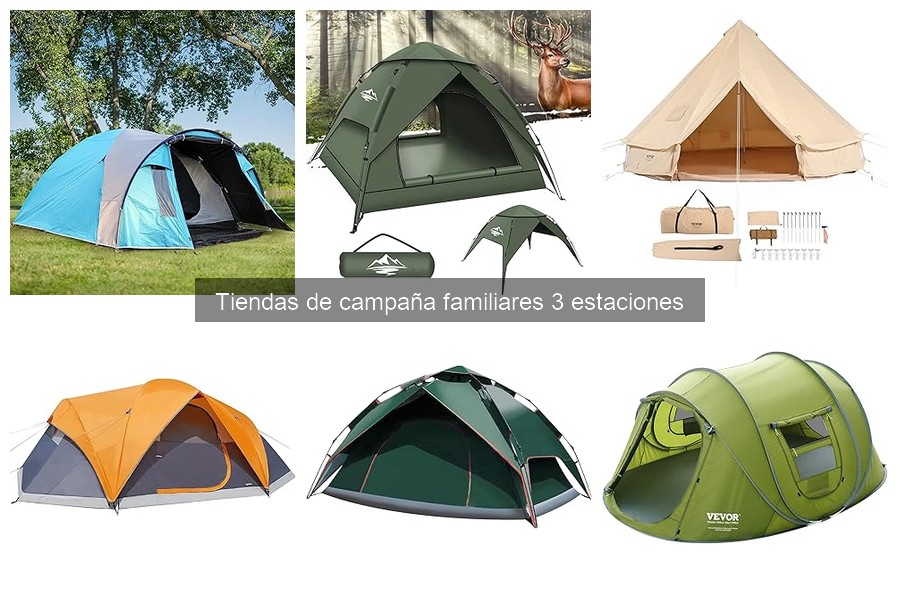 Consejos de seguridad para tiendas de campaña familiares de 3 estaciones