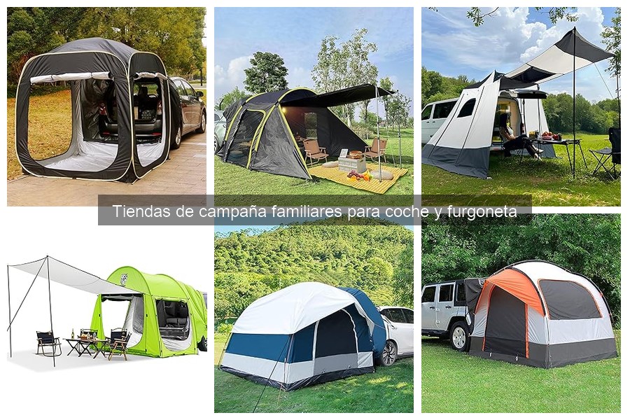 Consejos para acampar con niños en tienda de campaña para coche