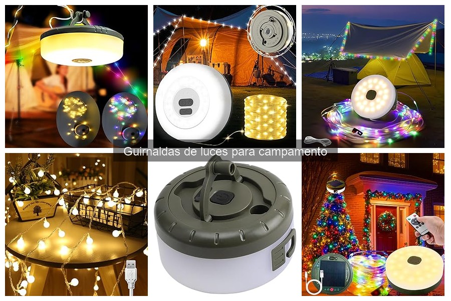 ** Consejos para Decorar un Campamento con Guirnaldas de Luces