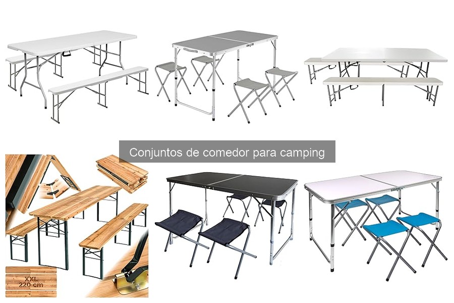 Consejos para el cuidado de tu conjunto de comedor para camping