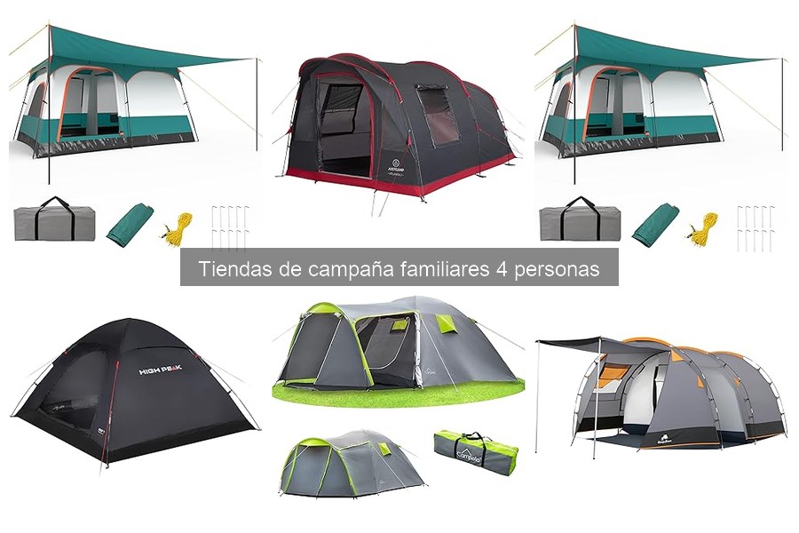Consejos para Montar una Tienda de Campaña Familiar de 4 Personas