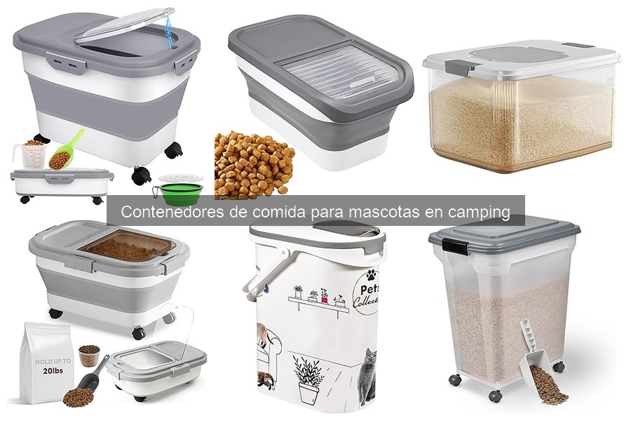 Contenedores de comida para mascotas en camping: ¿A prueba de olores?