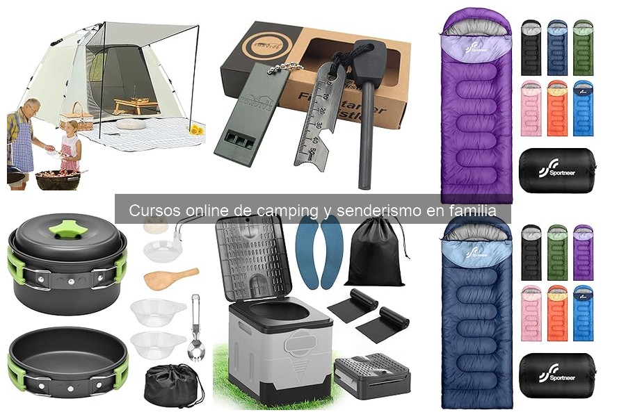 Contenidos esenciales en cursos de camping y senderismo en familia
