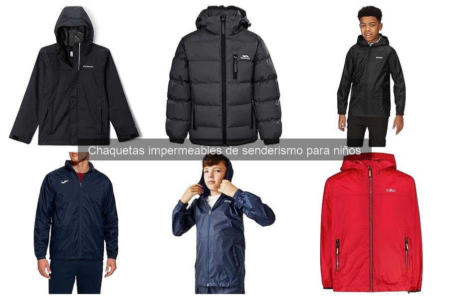 Cuándo usar chaquetas impermeables de senderismo para niños