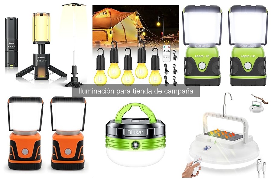 ¿Cuánto cuesta la iluminación para tienda de campaña?
