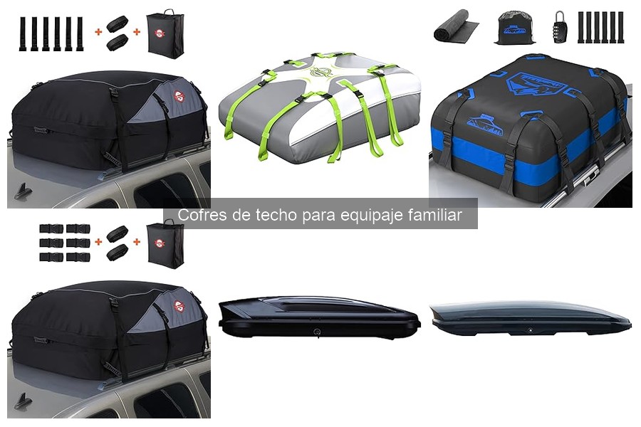 ¿Cuánto cuesta un cofre de techo para equipaje familiar?