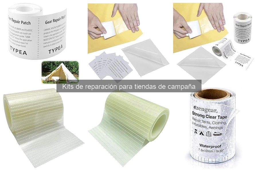 ¿Cuánto cuesta un kit de reparación para tiendas de campaña?