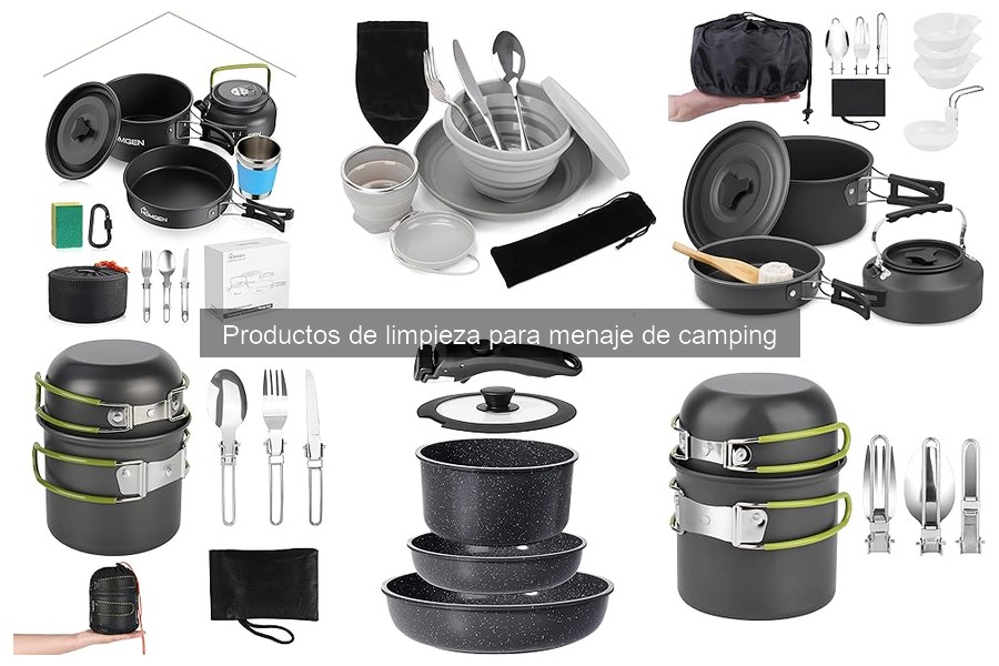 ¿Cuánto cuesta un set de limpieza para camping?