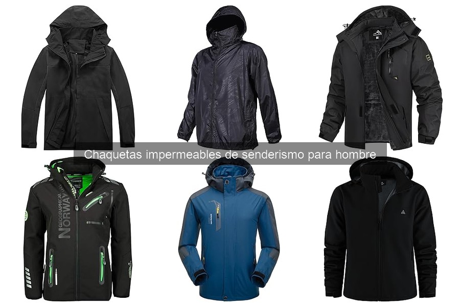 ¿Cuánto cuesta una chaqueta impermeable de senderismo?
