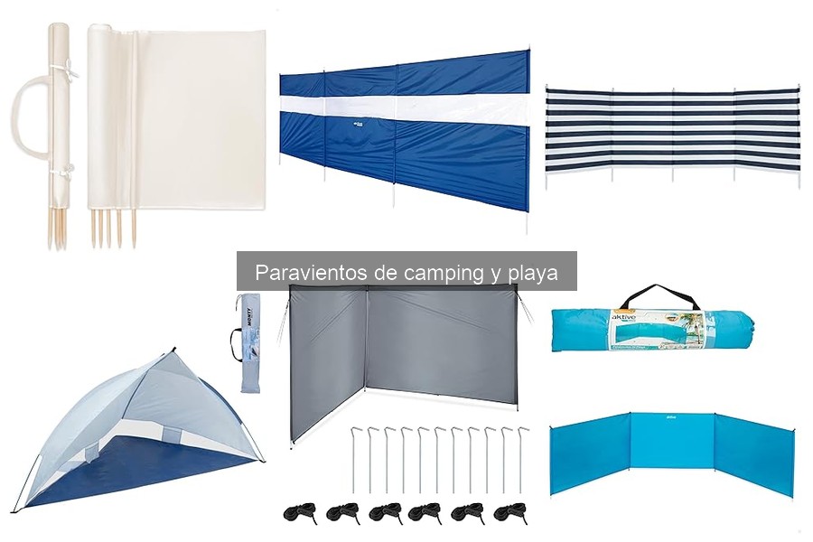 Descubre los Tipos de Paravientos para Camping y Playa
