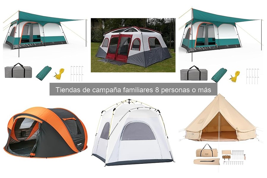 Diferencias entre tiendas de campaña túnel y cúpula para familias