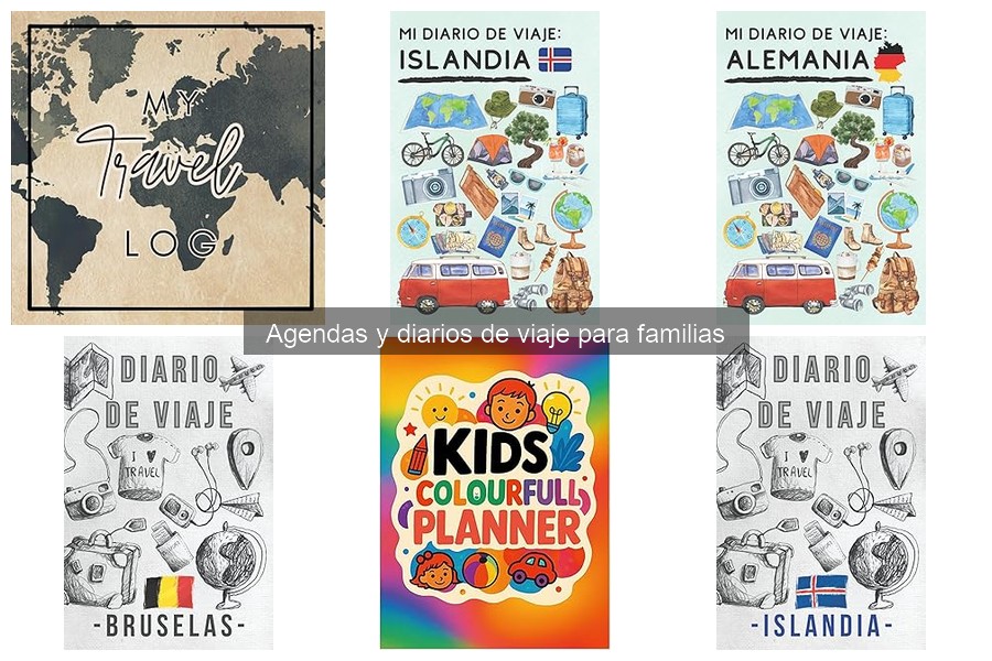 Dónde comprar agendas y diarios de viaje para familias
