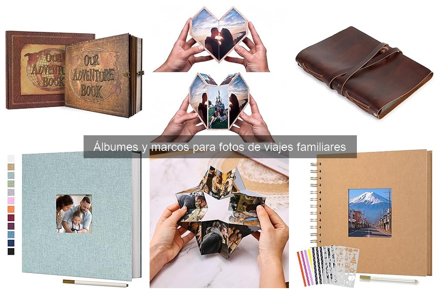 Dónde comprar álbumes y marcos para fotos de viajes familiares