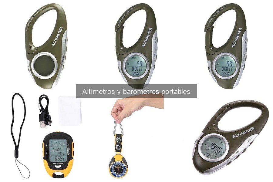 Dónde comprar altímetros y barómetros portátiles al mejor precio