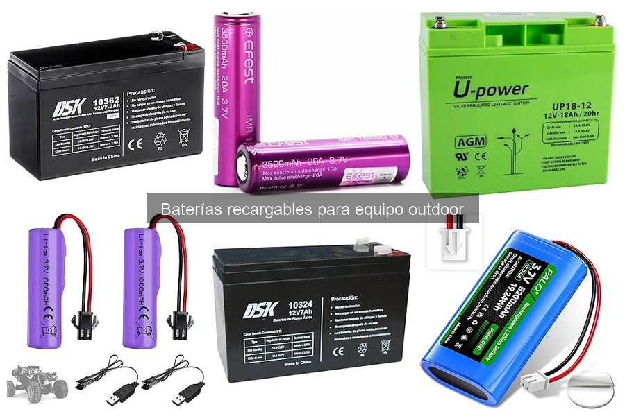Dónde comprar baterías recargables para actividades al aire libre