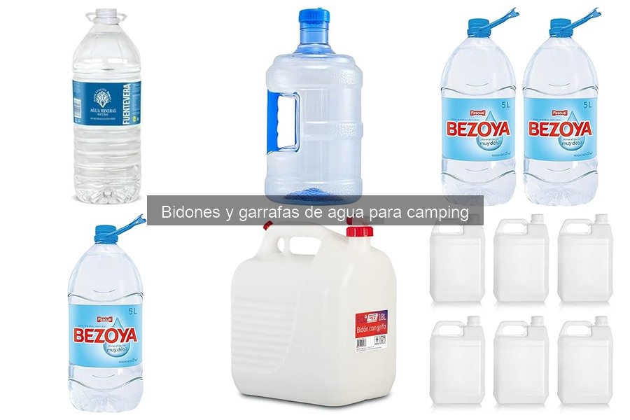 ¿Dónde comprar bidones de agua para camping baratos?