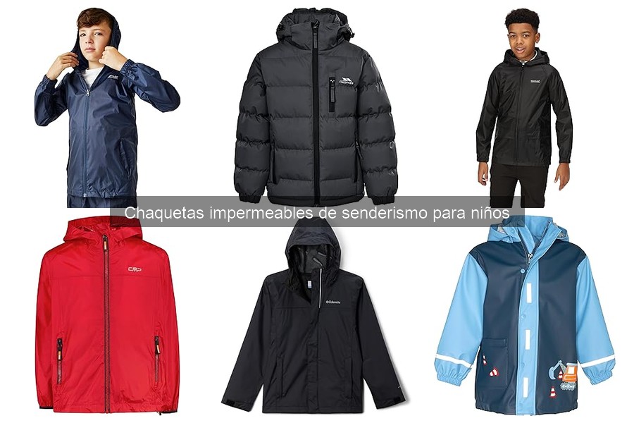 Dónde comprar chaquetas impermeables de senderismo para niños
