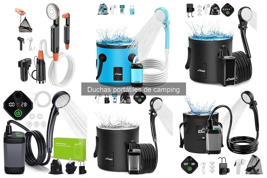 Dónde comprar duchas portátiles de camping: Mejores opciones