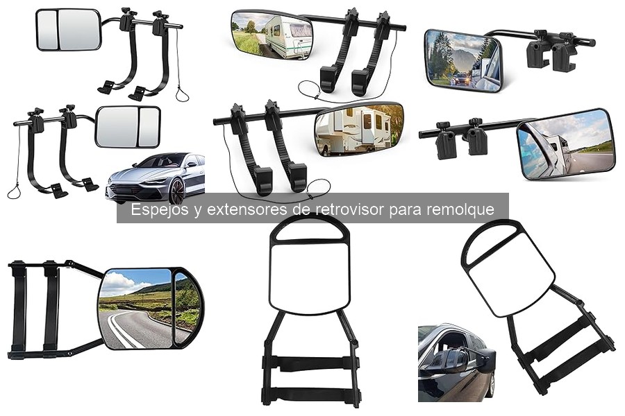 Dónde comprar espejos y extensores de retrovisor para remolque