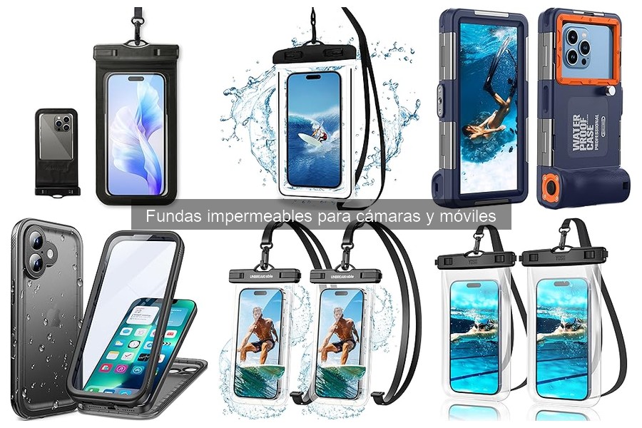 Dónde comprar fundas impermeables para cámaras y móviles