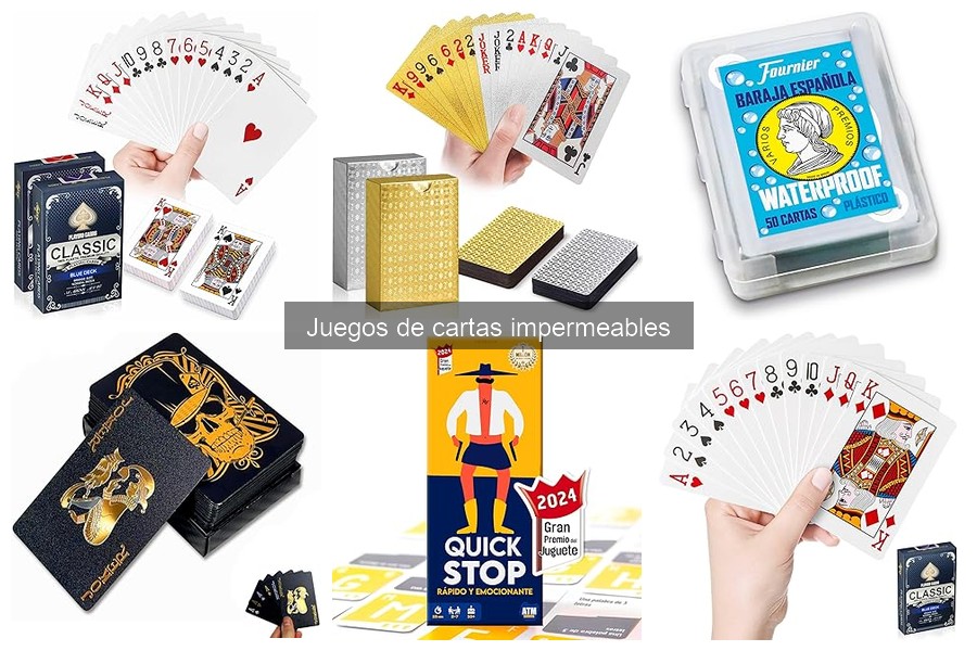 Dónde comprar juegos de cartas impermeables a buen precio