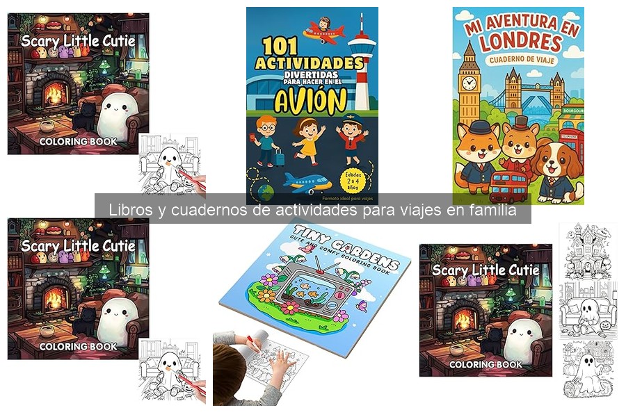 Dónde comprar libros y cuadernos de actividades para viajes en familia