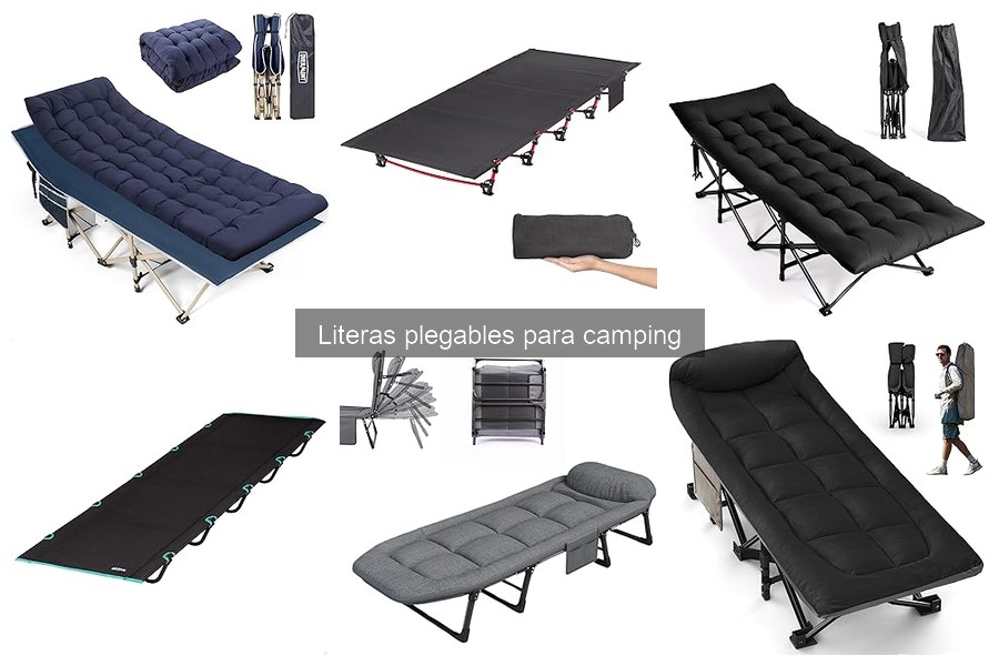 ¿Dónde comprar literas plegables para camping? Mejores opciones
