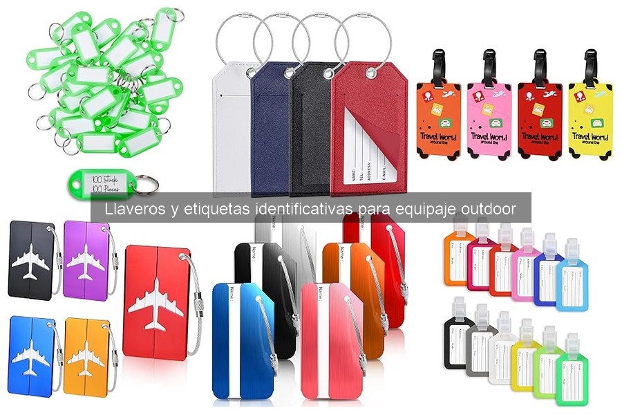 Dónde comprar llaveros y etiquetas identificativas para equipaje