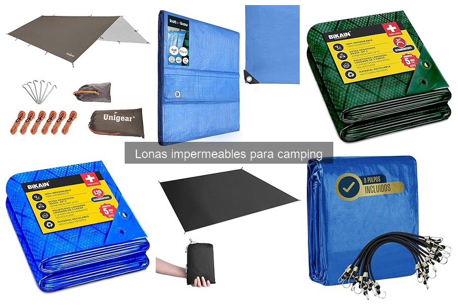 Dónde comprar lonas impermeables para camping al mejor precio