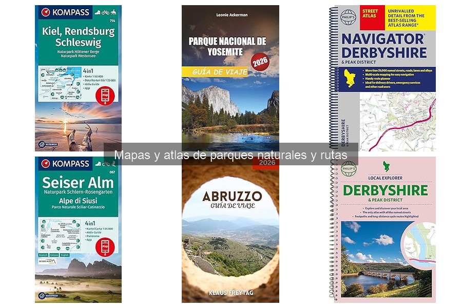 Dónde comprar mapas y atlas de parques naturales