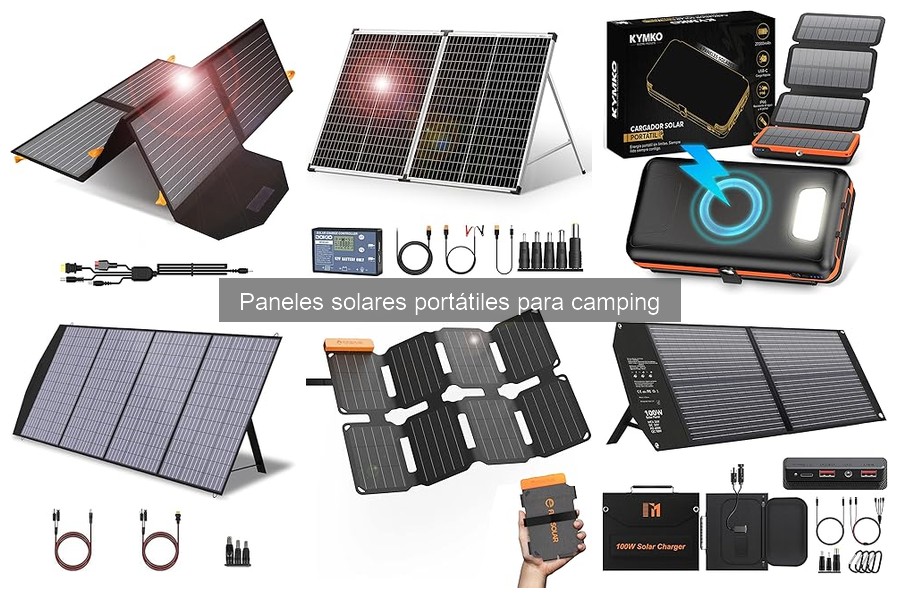 Dónde comprar paneles solares portátiles para camping seguros