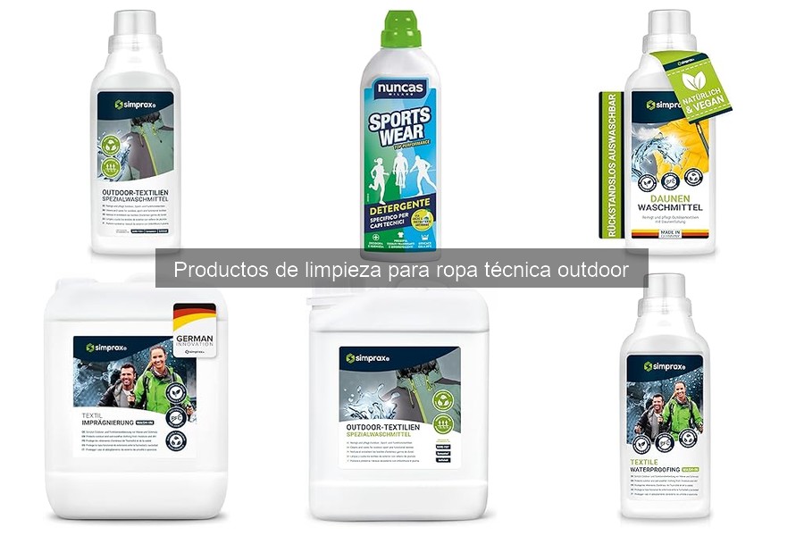 Dónde comprar productos de limpieza para ropa técnica outdoor