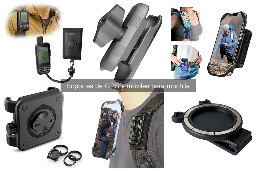 Dónde comprar soportes de GPS y móviles para mochila