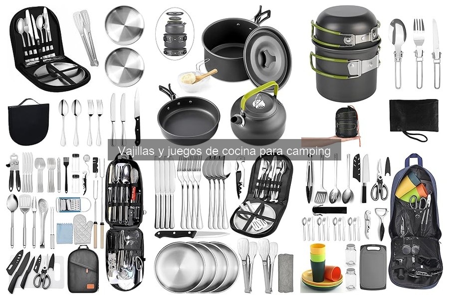 ¿Dónde comprar vajillas de camping a buen precio?