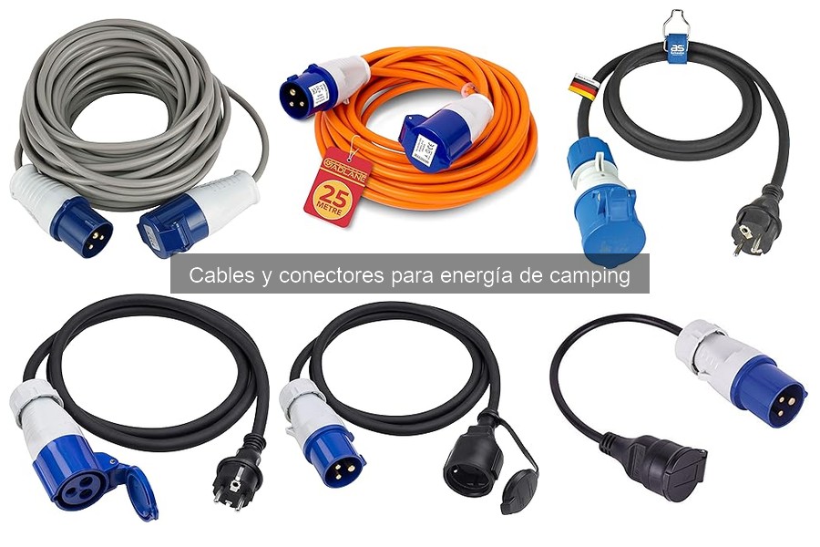 Errores comunes al elegir cables de energía para camping