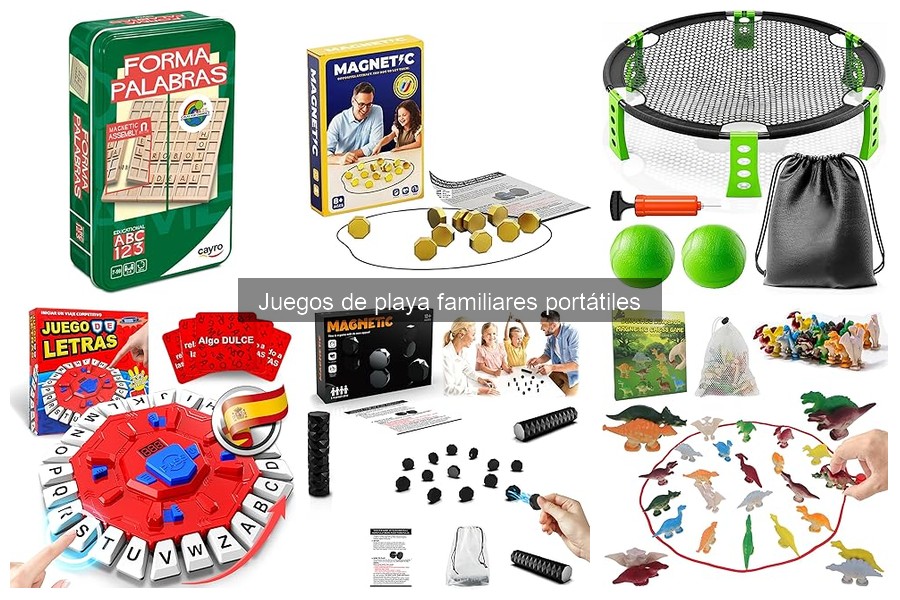 Errores comunes al elegir juegos de playa familiares portátiles
