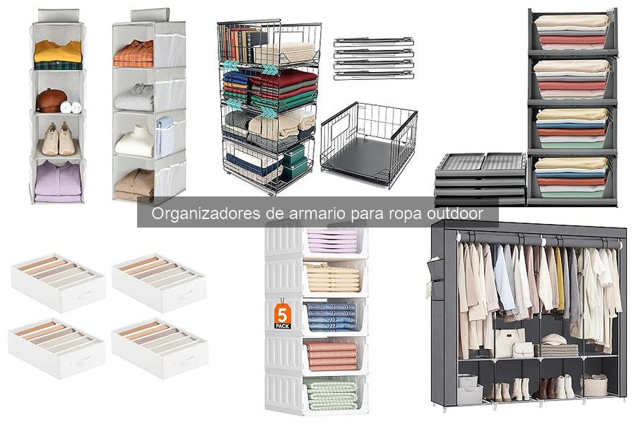 Errores comunes al elegir organizadores de armario outdoor