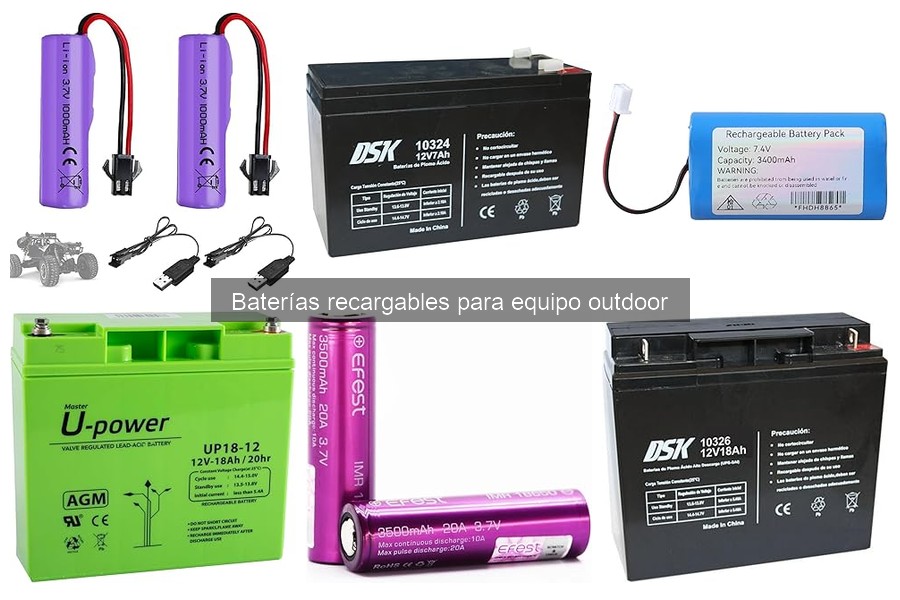 Errores comunes al usar baterías recargables en outdoor