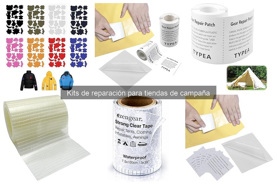 Errores comunes al usar kits de reparación para tiendas de campaña