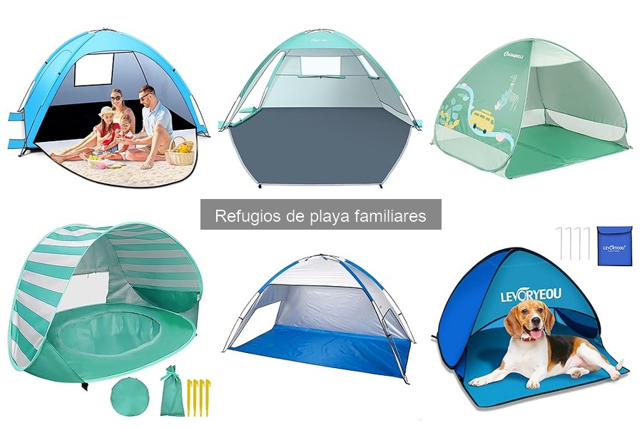 Errores comunes al usar refugios de playa familiares