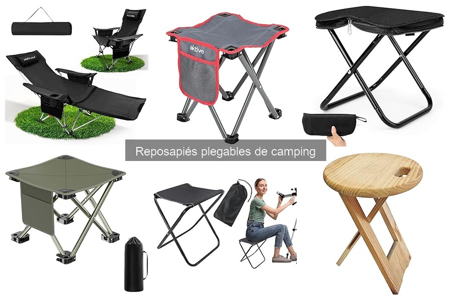 Errores comunes al usar reposapiés plegables en camping