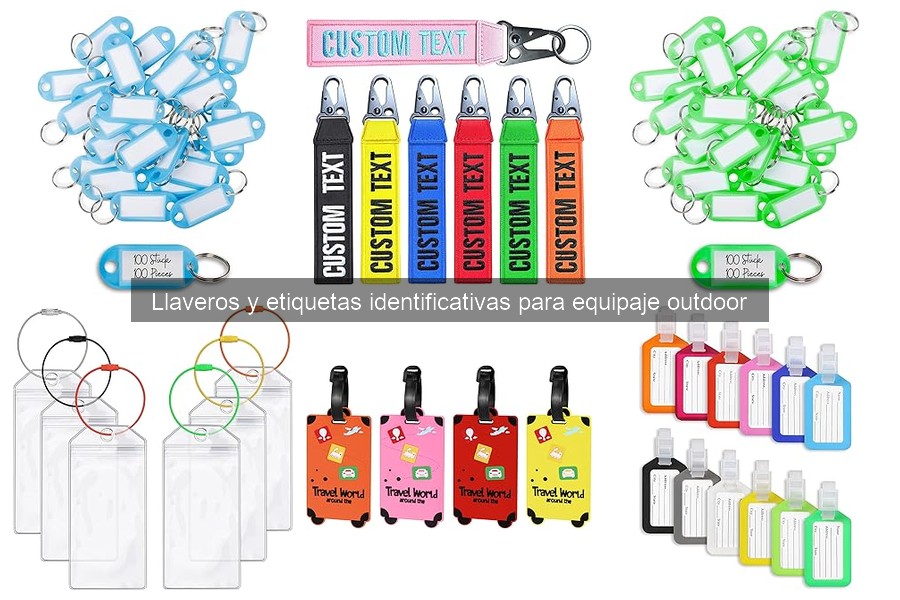 Errores comunes con llaveros y etiquetas para equipaje outdoor