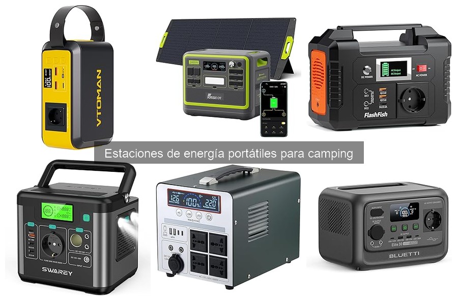 Estaciones de energía portátiles para emergencias en camping