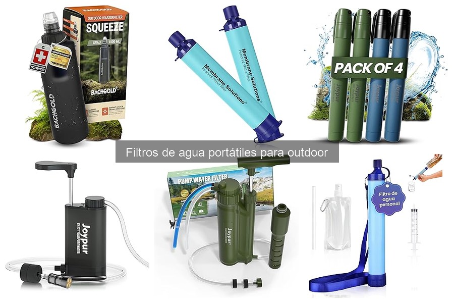 Filtros de agua portátiles: ¿Qué son y cómo funcionan?