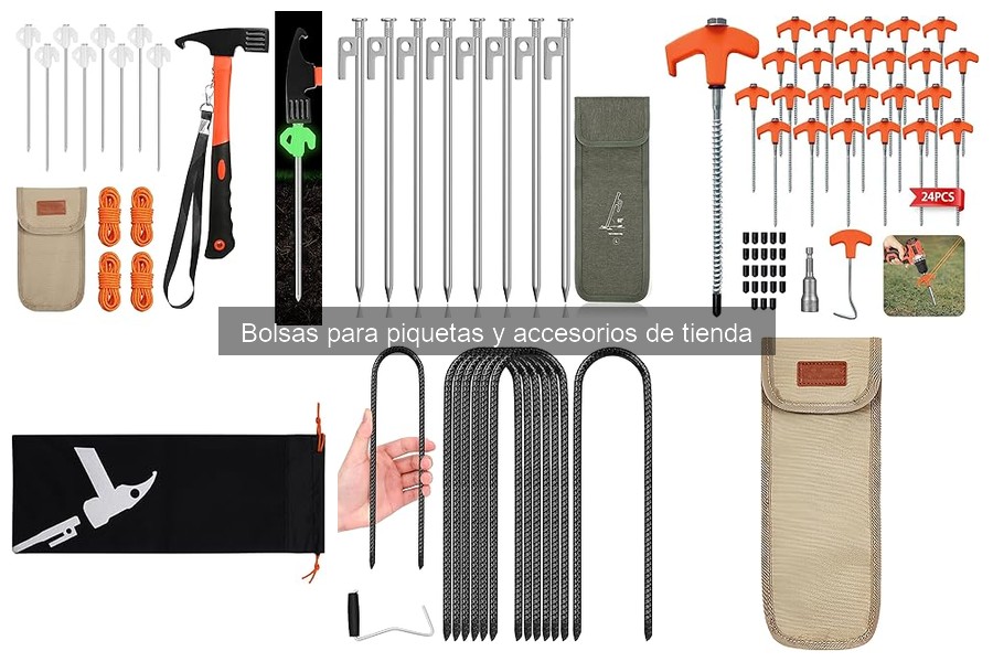 Guía de compra: bolsas para piquetas de tienda de campaña