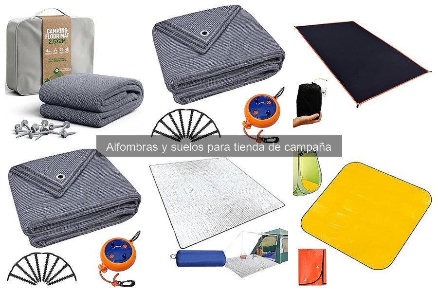 Guía de compra de alfombras para camping: consejos útiles
