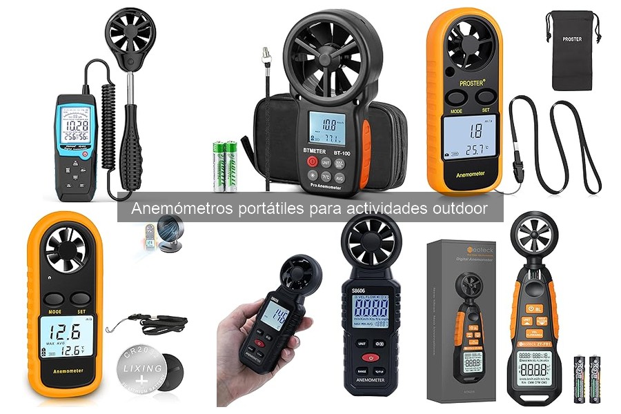 Guía de compra de anemómetros portátiles para outdoor